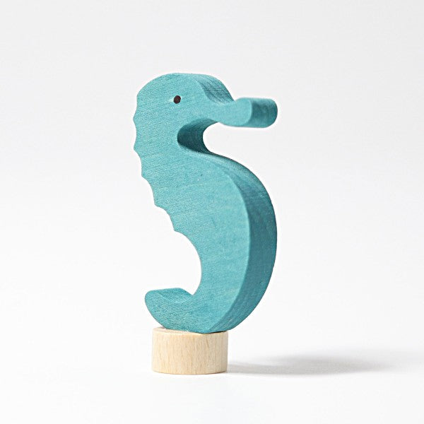 GRIMMS Decorative Figure for Celebration Ring Birthday Spiral - Seahorse