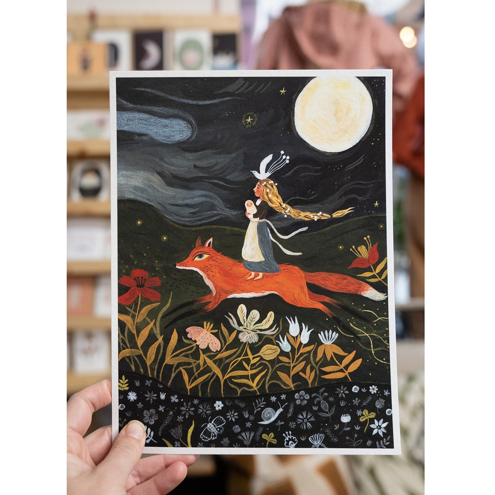 Tijana Lukovic Tijana Draws Fox Mother Print 19.5 x 26cm