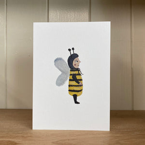 Lydia Mae Design Bee Child Greetings Card
