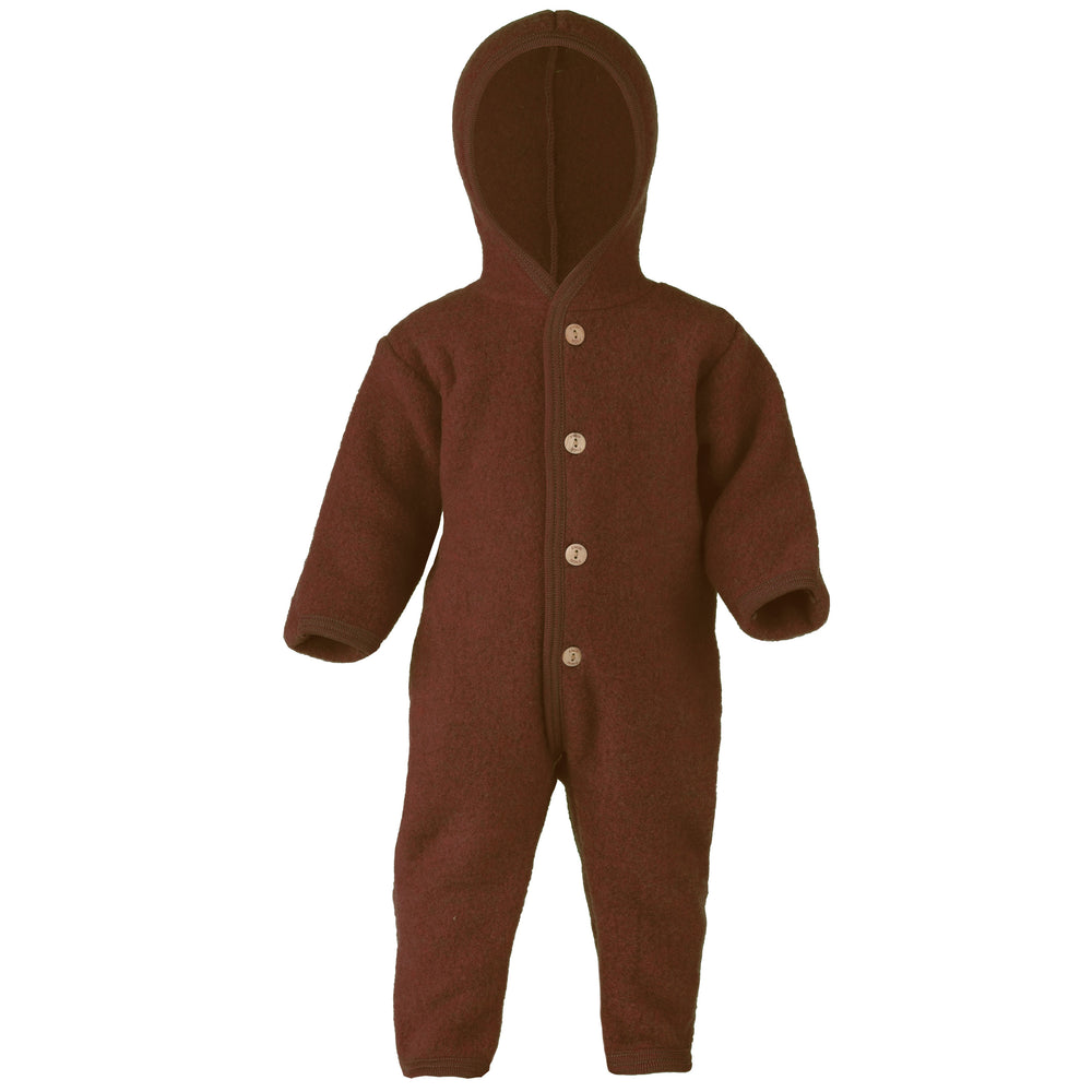 Engel Natur Organic Merino Fleece Snuggle Suit - Cinnamon