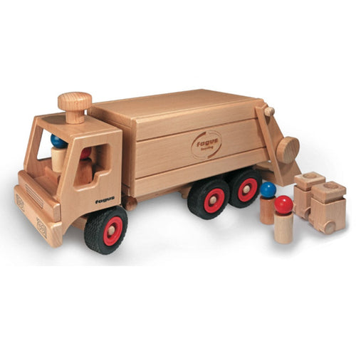 Fagus Wooden Toys Refuse Truck Model Number 10.66
