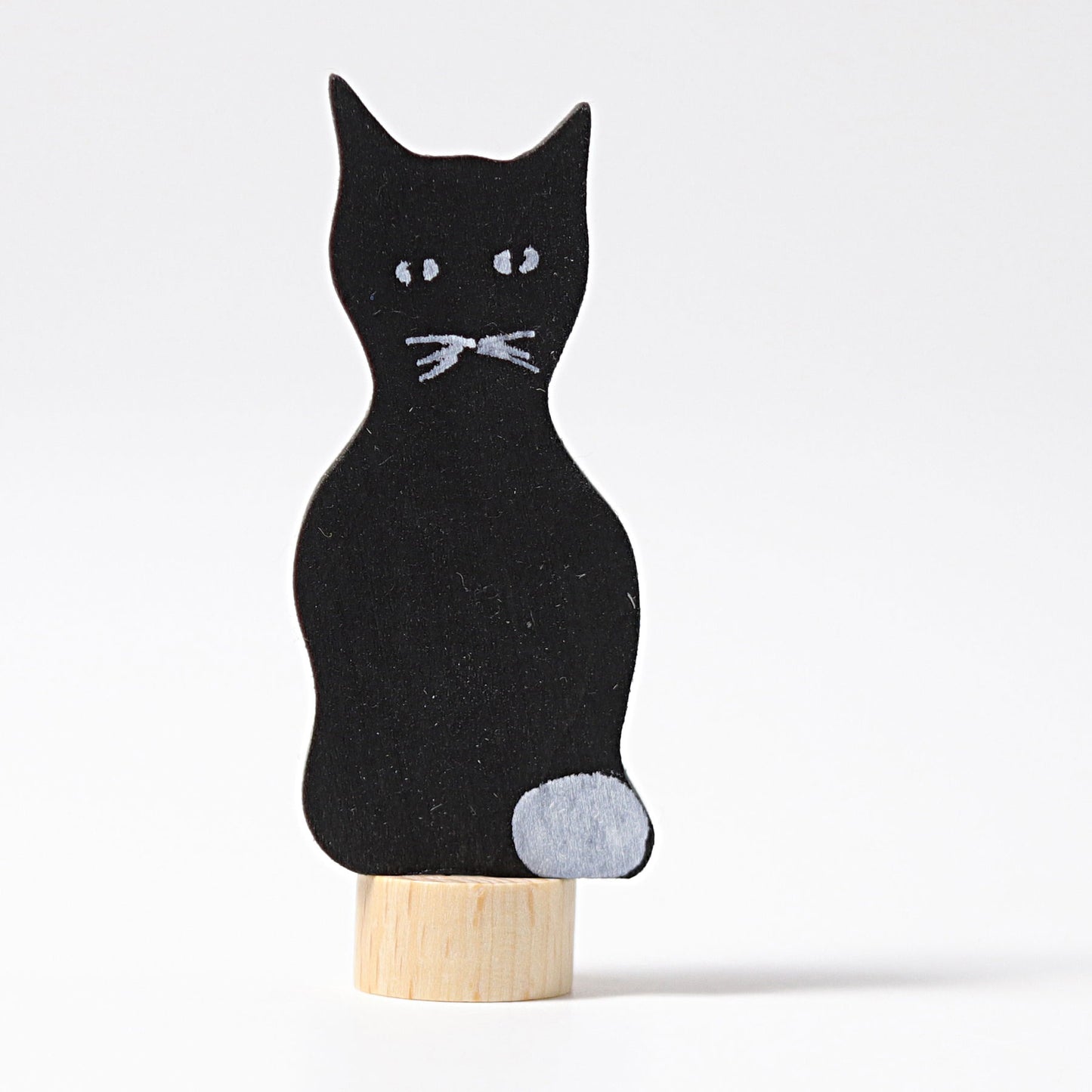 GRIMMS Decorative Figure for Celebration Ring Birthday Spiral - Black Cat