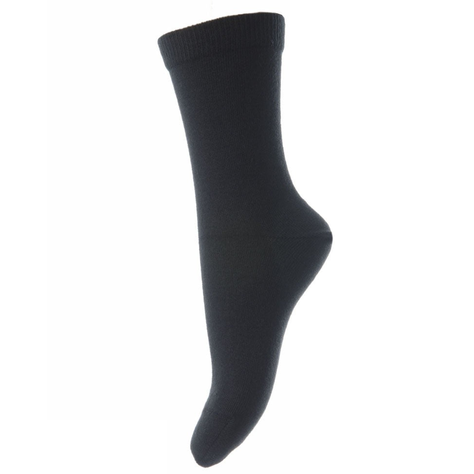 MP Denmark Cotton Ankle Socks - Black - Sustainable School Uniform