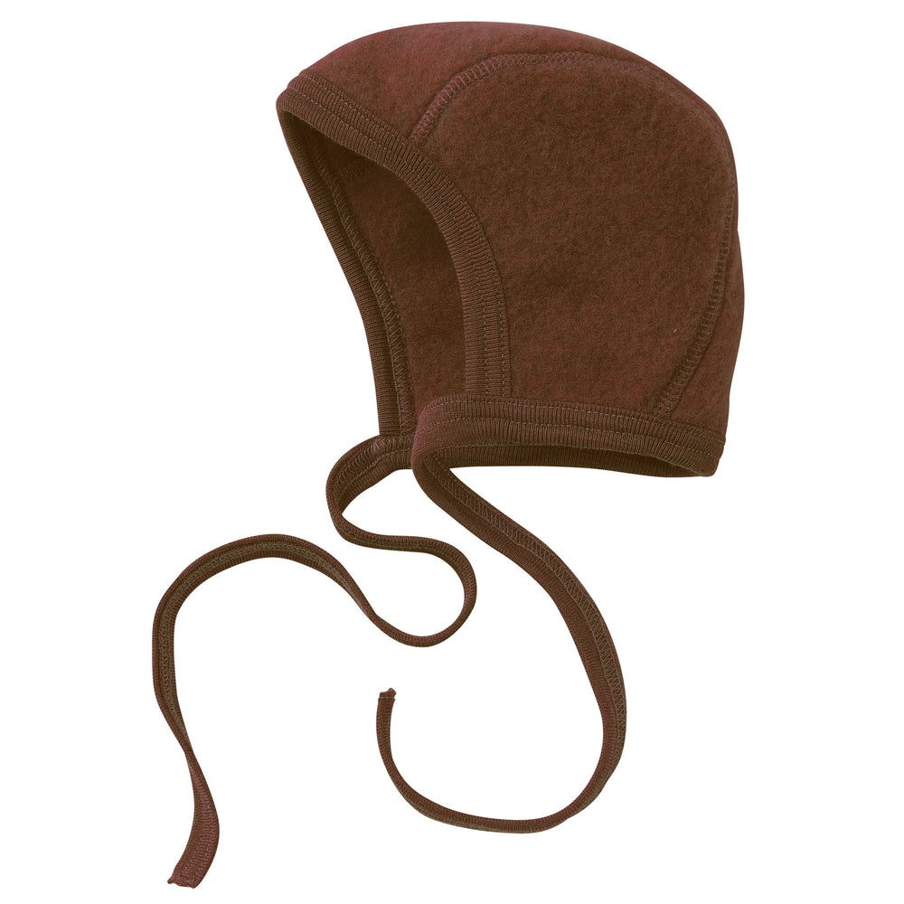 Engel Natur Soft Merino Wool Fleece Bonnet - Cinnamon