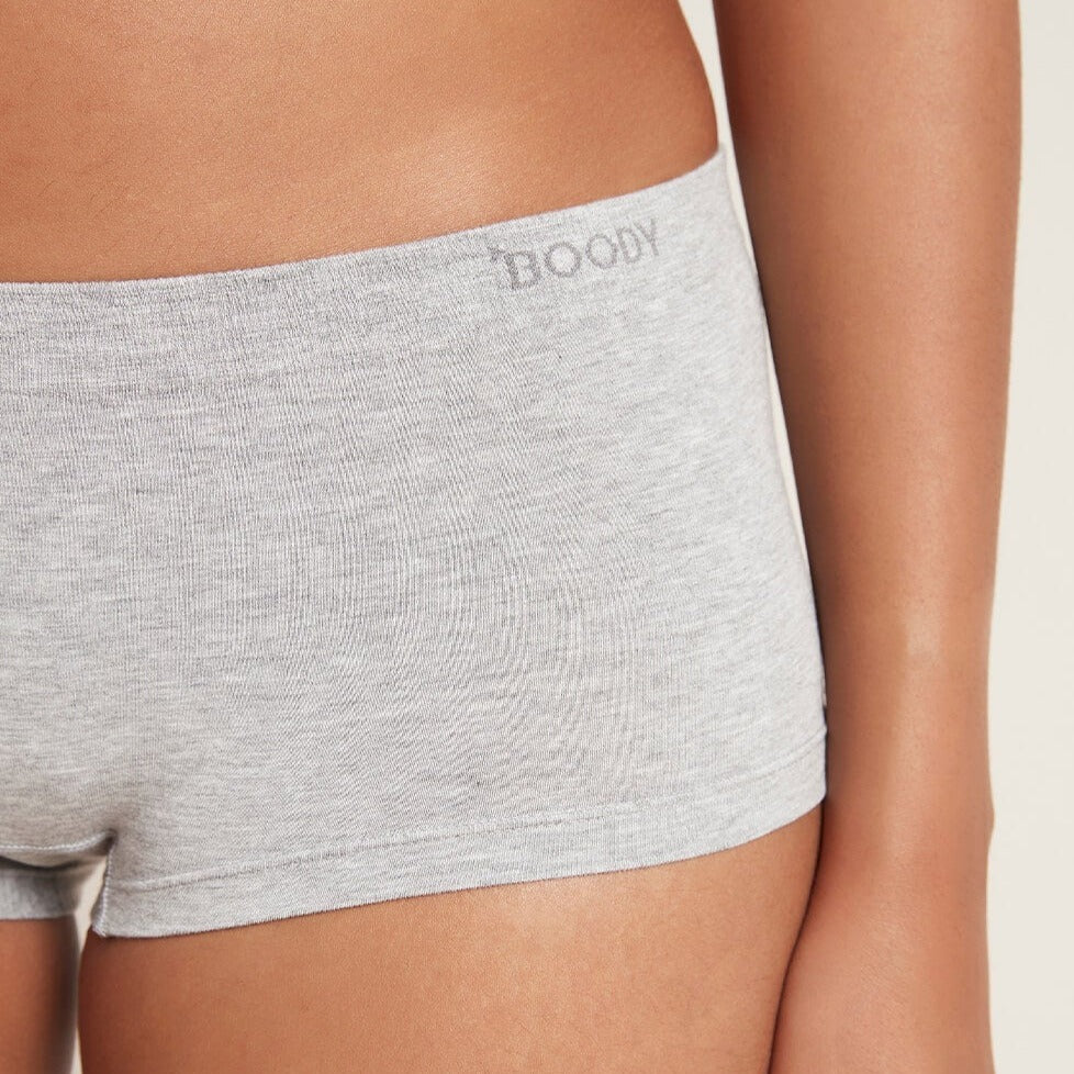 
                  
                    Boody Boyleg Brief - Light Grey Marl
                  
                