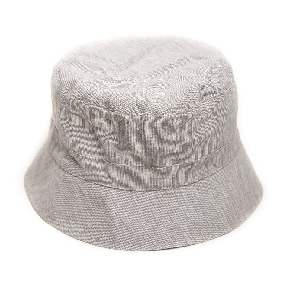 Huttelihut Cotton Linen Bucket Hat Khaki