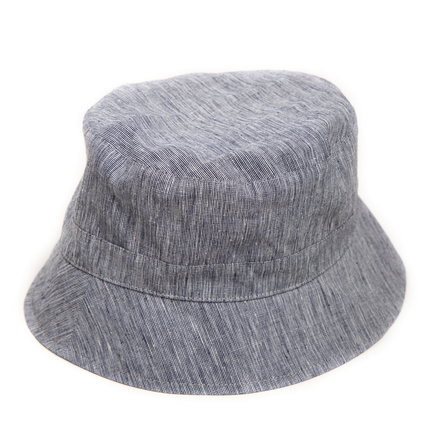 Huttelihut Cotton Linen Bucket Hat Navy