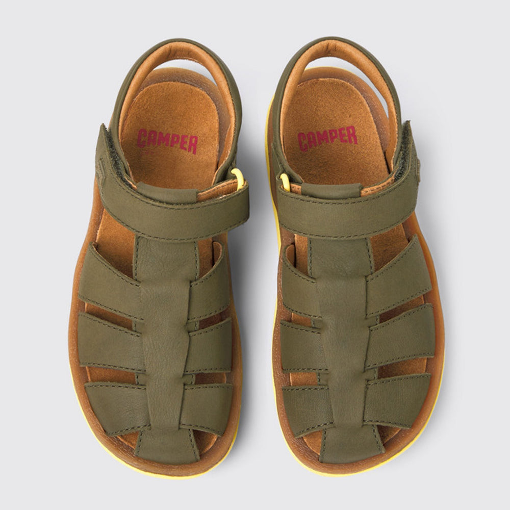 Camper Bicho Kids Sandals - Olive Green