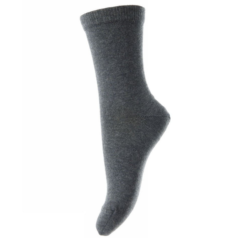 MP Denmark Cotton Ankle Socks - Charcoal - Sustainable School Uniform