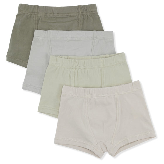 Konges Sløjd Cue Boxers, 4 Pack - Shades of Green