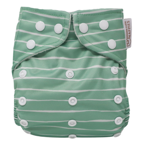 Modern Cloth Nappies Duo Pocket One Size Reusable Nappy - Shoreline