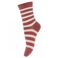  MP Denmark Elis Stripe Merino Wool Socks - Hot Chocolate