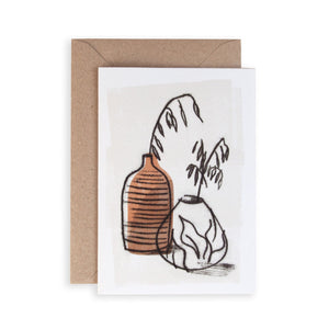 Emma Alviti Terracotta Vases Card