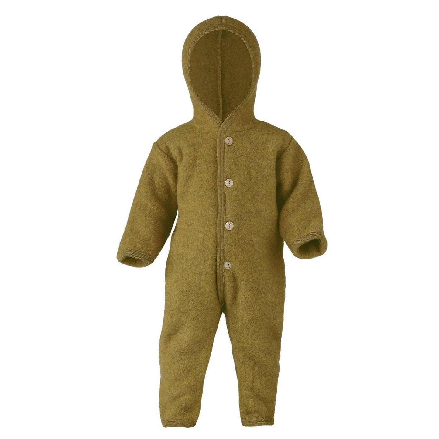 Engel Natur Organic Merino Fleece Snuggle Suit - Saffron