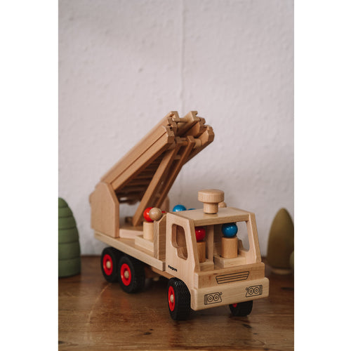 Fagus Wooden Toys Fire Engine Truck Model 10.48