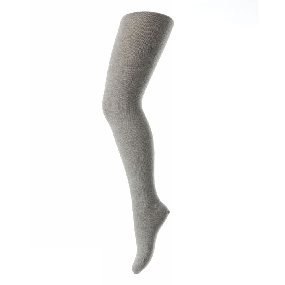 MP Denmark Classic Cotton Tights - Grey Melange - Sustainable School Uniform