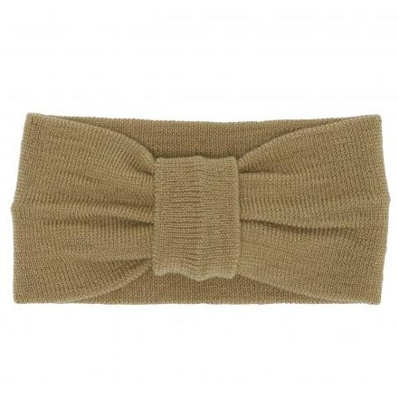 Knitted Merino Headband - Honey