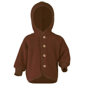 Engel Natur Organic Merino Fleece Baby Jacket - Cinnamon
