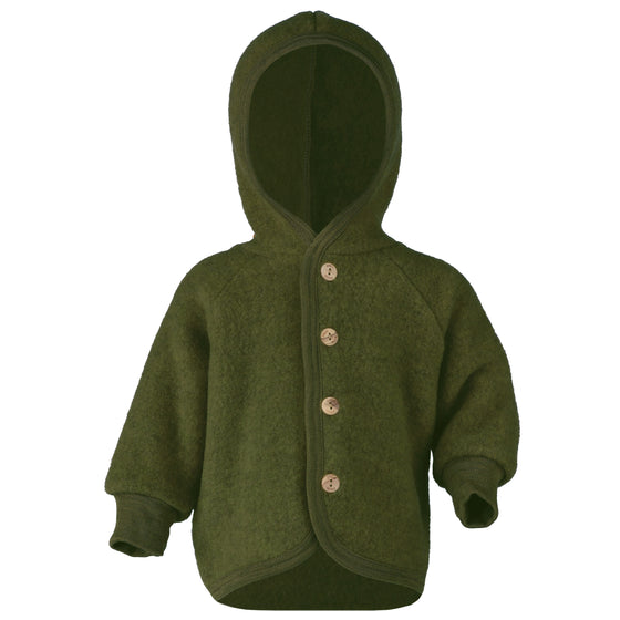 Engel Natur Organic Merino Fleece Baby Jacket - Reed