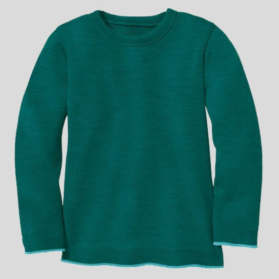 Disana Organic Merino Basic Jumper - Pacific