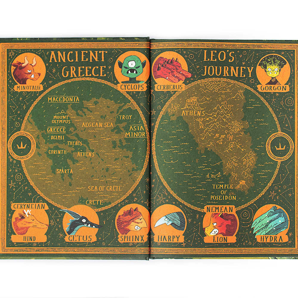Flying Eye Books Leo and the Gorgon’s Curse - Joe Todd-Stanton