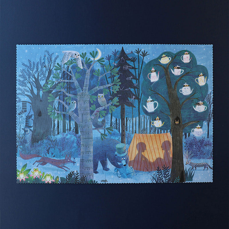 
                      
                        Londji Night and Day in the Forest Puzzle | 54 Pieces
                      
                    