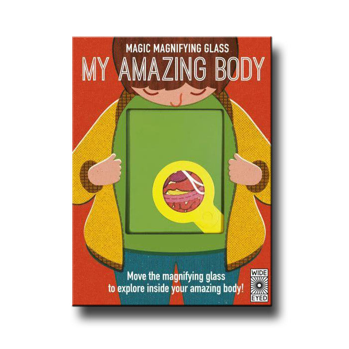 Wide Eyed Editions My Amazing Body - Magic Magnifying Glass - Nancy Dickmann, Adam Howling