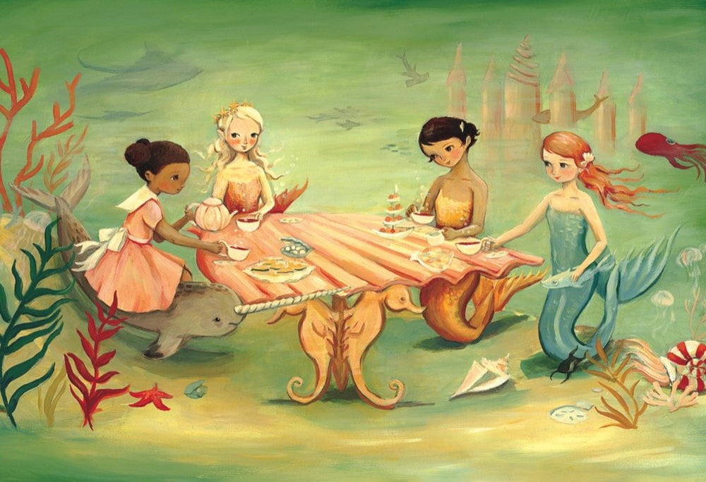 
                      
                        New York Puzzle Company Mermaid Tea Party - 60 Piece Puzzle
                      
                    