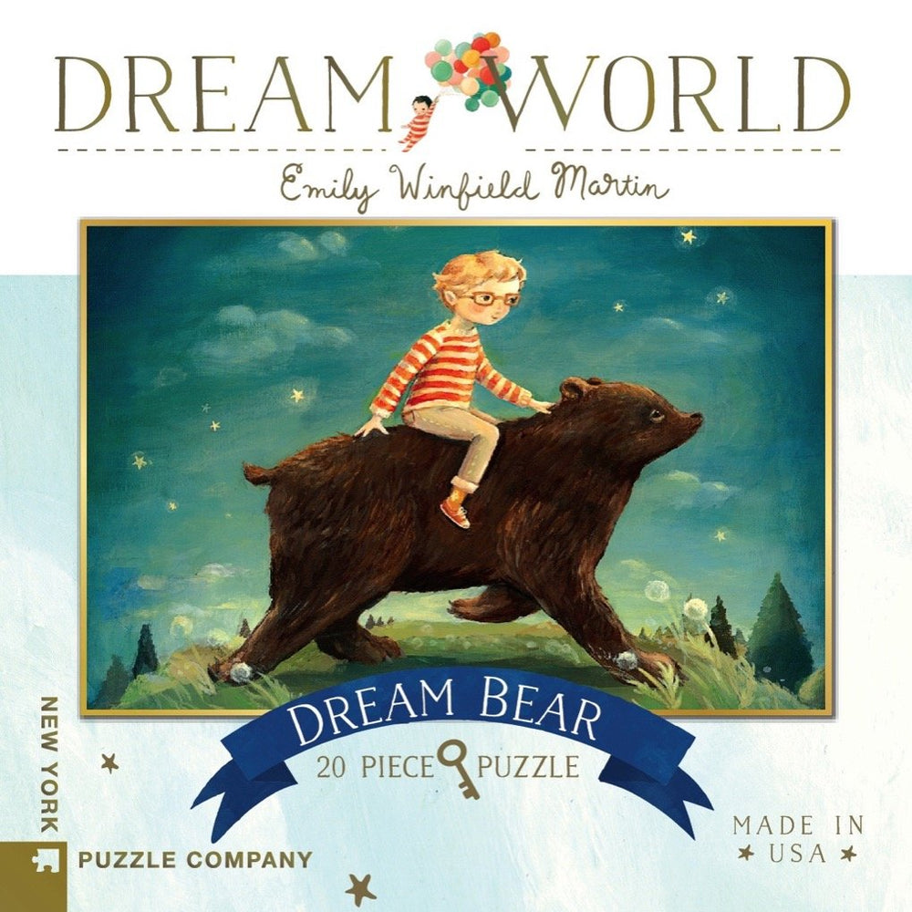 New York Puzzle Company Dream Bear - 20 Piece Mini Puzzle