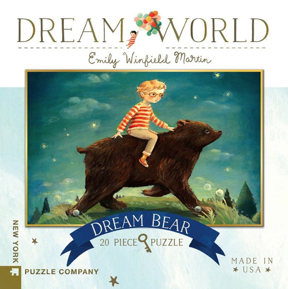 New York Puzzle Company Dream Bear - 20 Piece Mini Puzzle