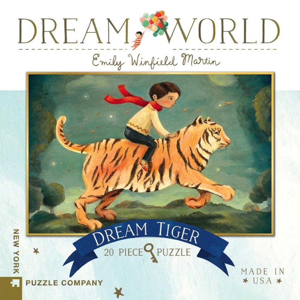 New York Puzzle Company Dream Tiger - 20 Piece Mini Puzzle