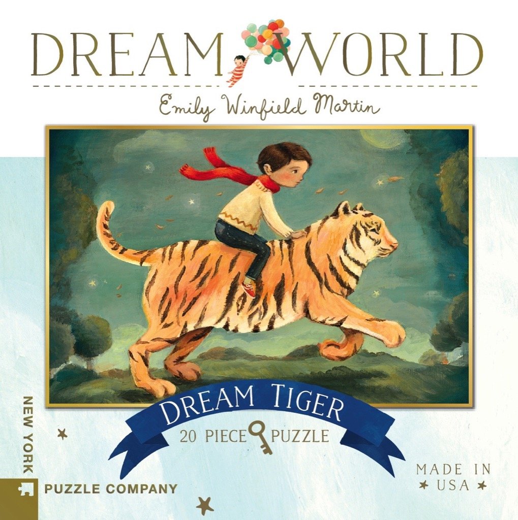 New York Puzzle Company Dream Tiger - 20 Piece Mini Puzzle