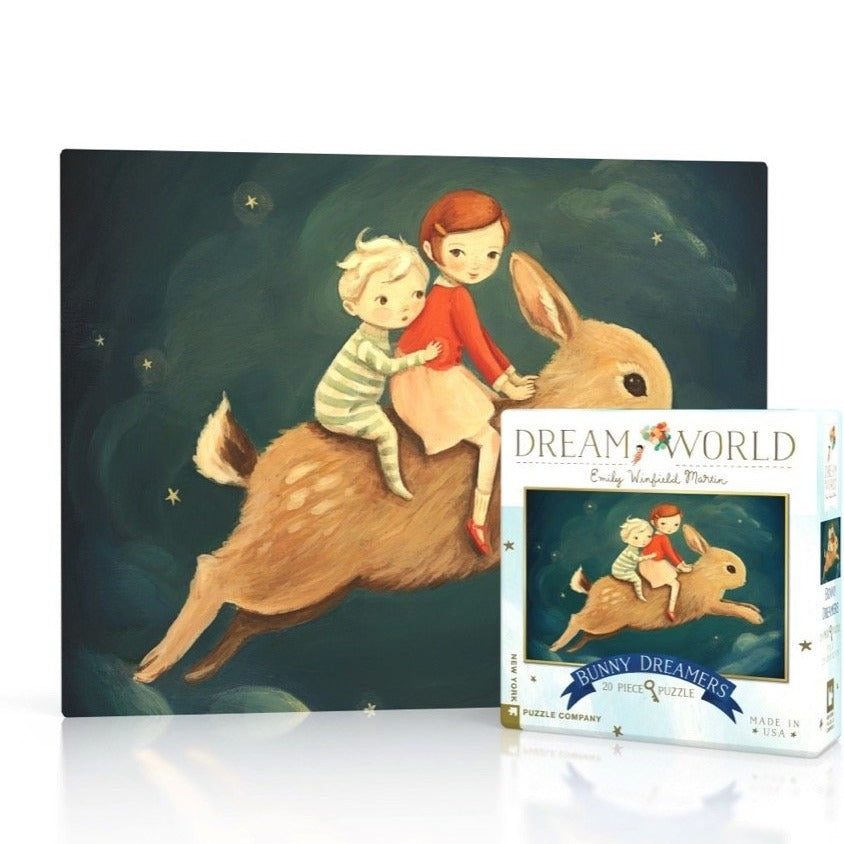 
                      
                        New York Puzzle Company Bunny Dreamers - 20 Piece Mini Puzzle - Emily Winfield Martin
                      
                    