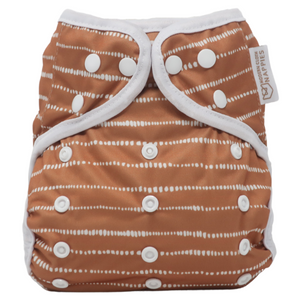 Modern Cloth Nappies One Size Reusable Nappy Wrap - Dune Tan