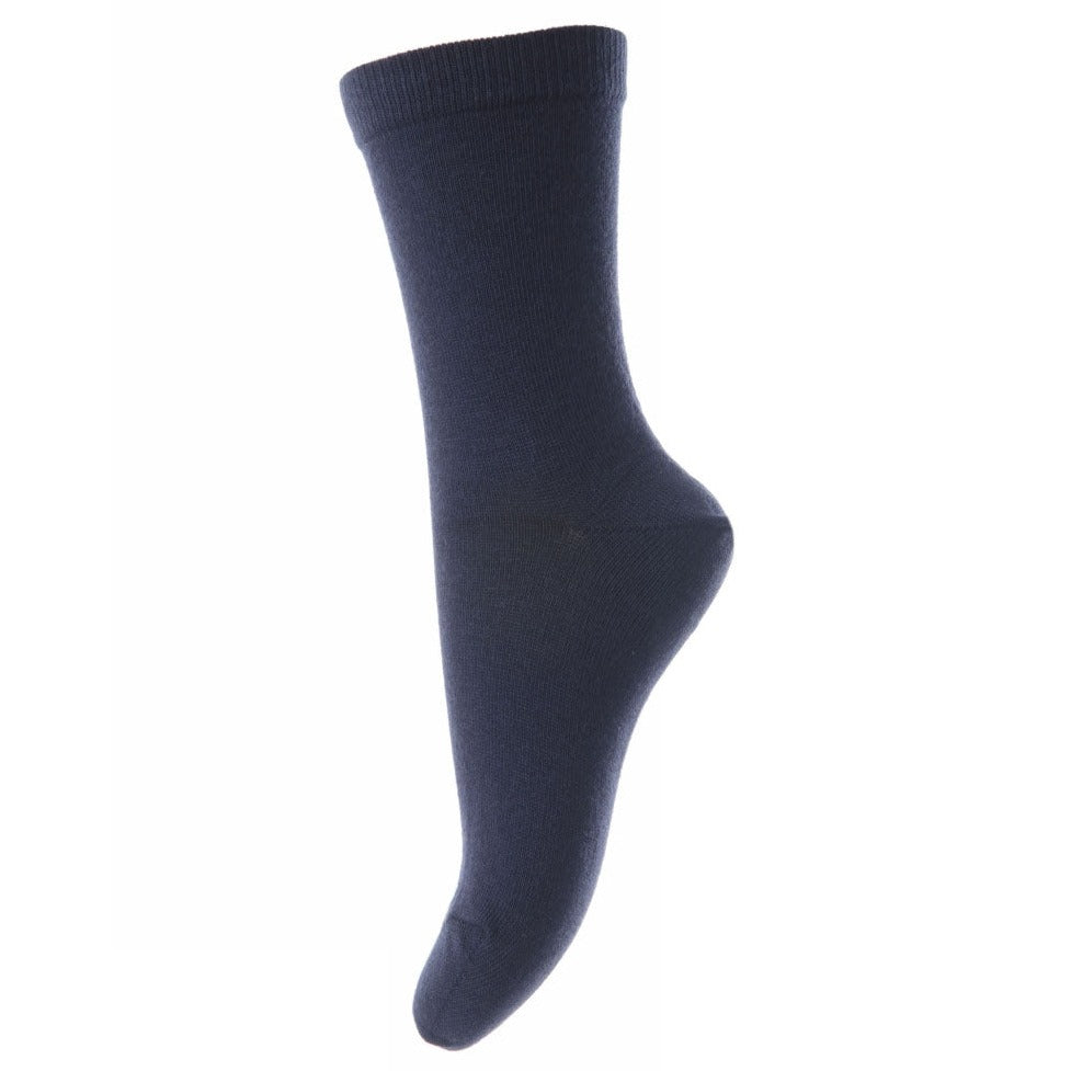 MP Denmark Cotton Ankle Socks - Navy - Sustainable School Uniform