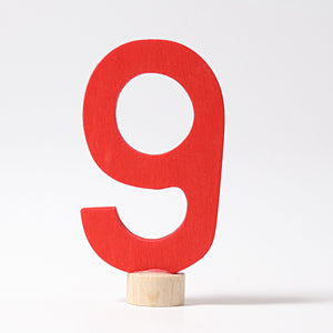 GRIMMS Decorative Number for Celebration Ring Birthday Spiral
