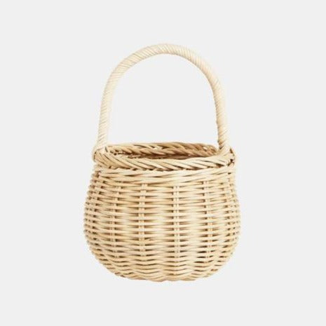 Olli Ella Rattan Berry Basket - Straw