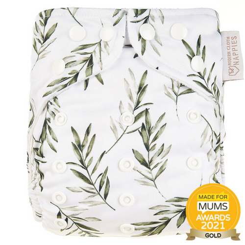 Modern Cloth Nappies Pearl Pocket One Size All-In-One Reusable Nappy - Eden