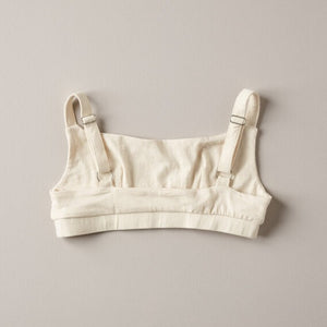 Pico Goods Organic Cotton Full Crop Top - Ecru