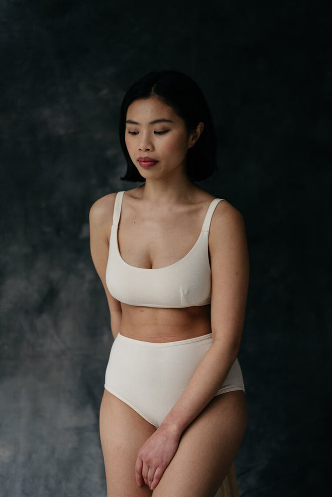 
                      
                        Pico Goods Organic Cotton Full Crop Top - Ecru
                      
                    