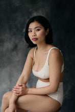 Pico Goods Organic Cotton Full Crop Top - Ecru