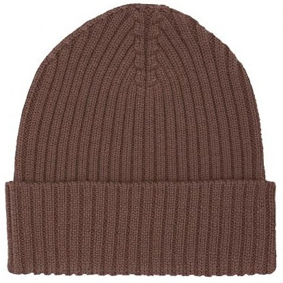 FUB  Merino Rib Beanie - Terracotta