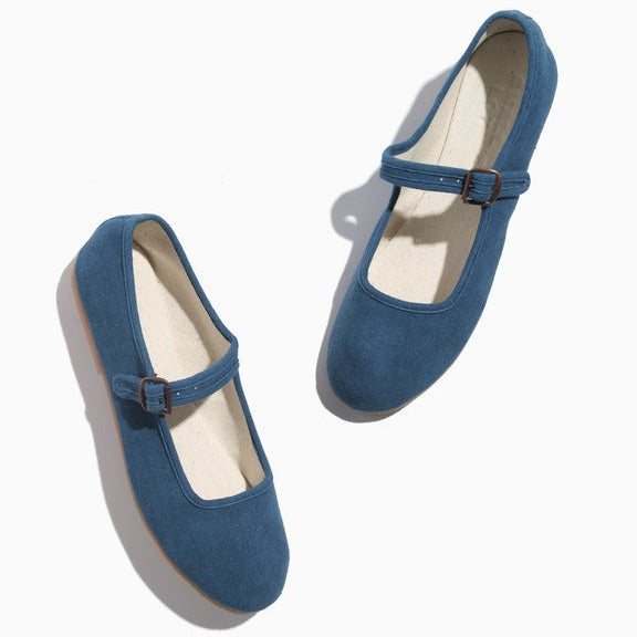 Small Lot Co. Women's Mary Jane Simple Shoe - Indigo