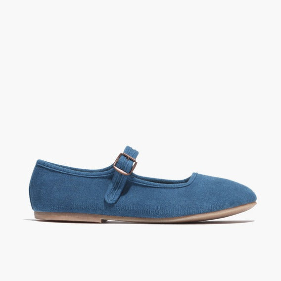 Small Lot Co. Women's Mary Jane Simple Shoe - Indigo