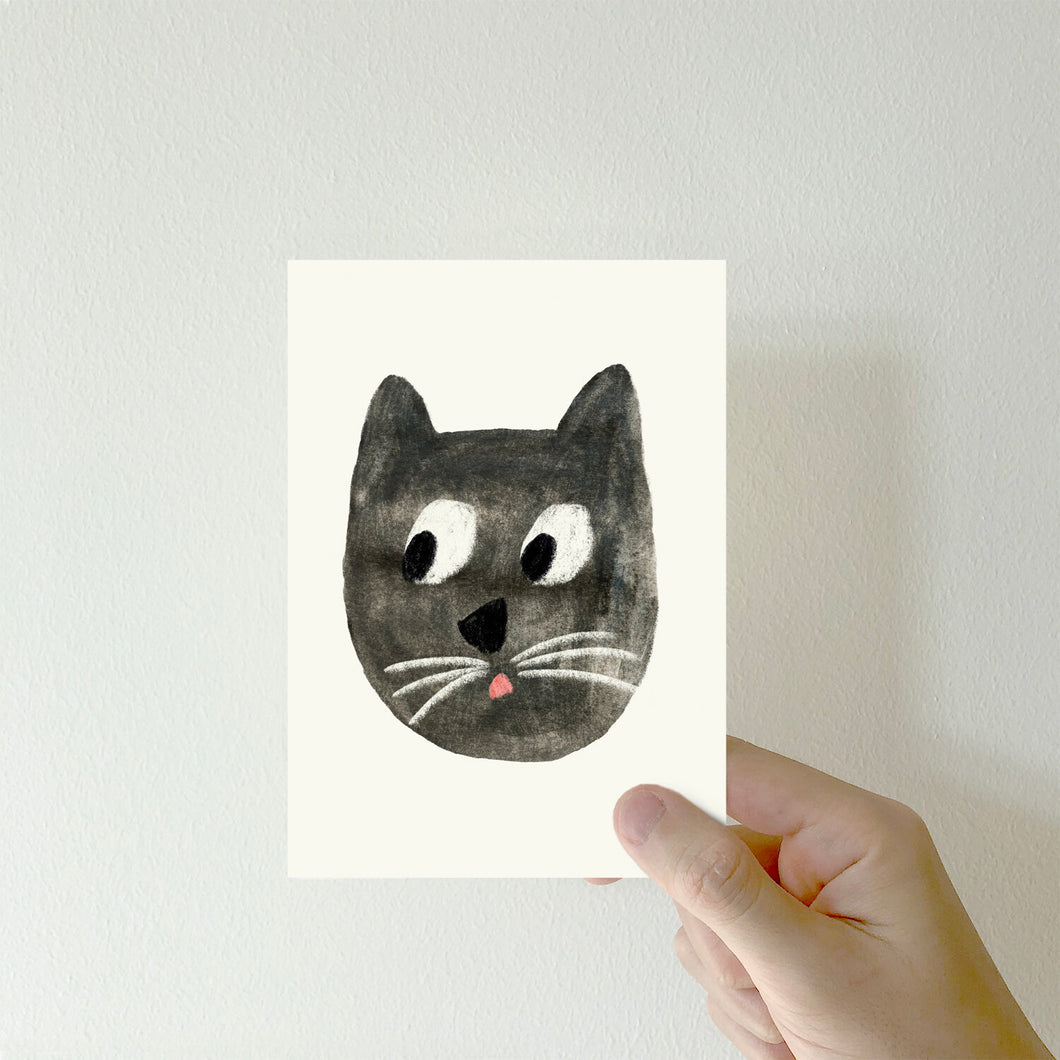See You See Me Studio Meow Portrait Card