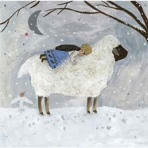 Tijana Lukovic Tijana Draws Sheep Dreams Print 20 x 20cm