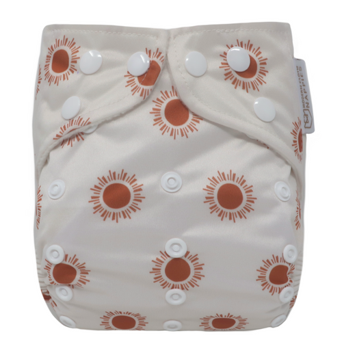 Modern Cloth Nappies Duo Pocket One Size Reusable Nappy - Soleil