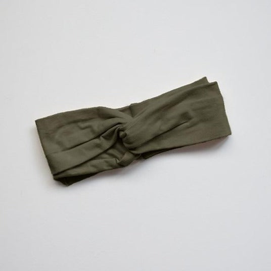 The Simple Folk The Twist Headband - Olive