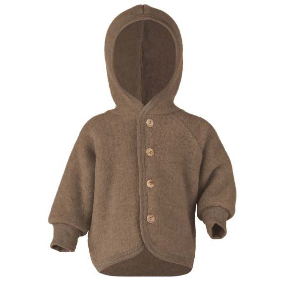 Engel Natur Organic Merino Fleece Baby Jacket - Walnut