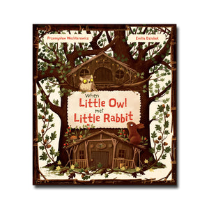 Floris Books When Little Owl Met Little Rabbit - Przemysław Wechterowicz; Emilia Dziubak